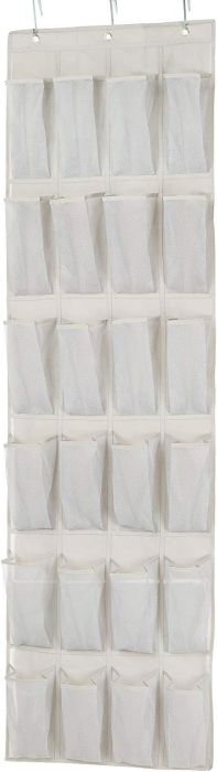 Amazon Basics 24 Pocket Over the Door Shoe Organizer